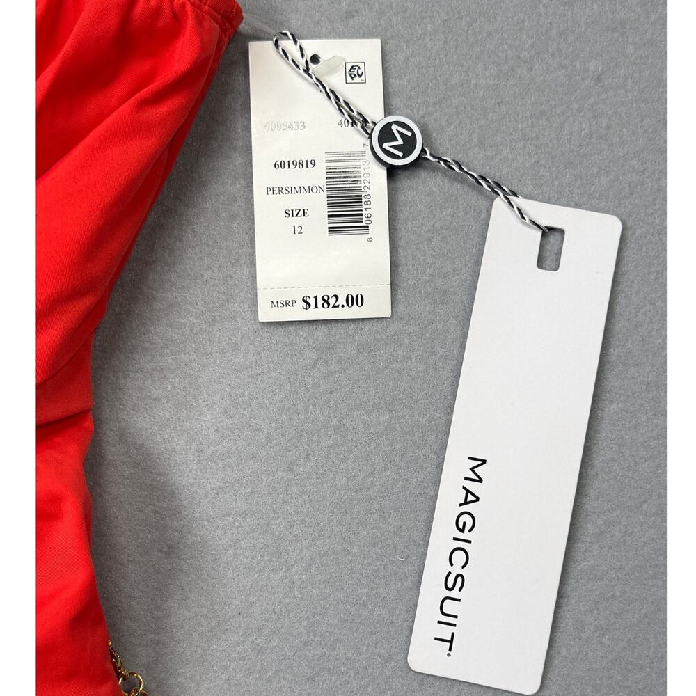Magicsuit Women's Hyperlink Annette One-Piece Swimsuit - Persimmon 12 $182 - Picture 5 of 14